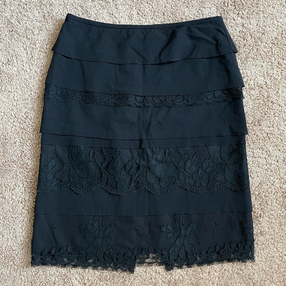 DKNY Pencil Skirt with Lace